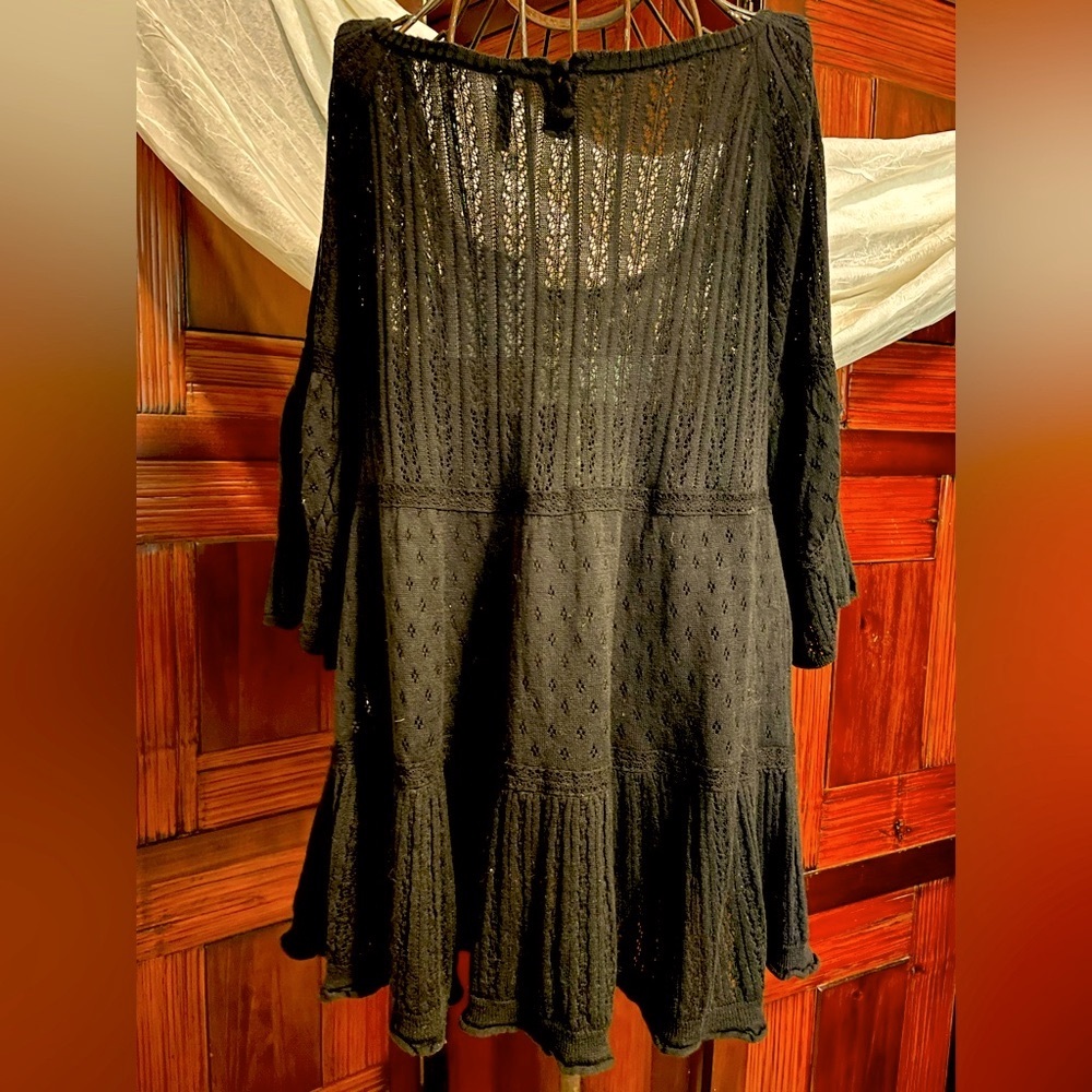 Naf Naf Paris Black Knit Top